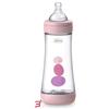 CHICCO (ARTSANA SPA) CHICCO BIBERON PERFECT 5 GIRL 300 ML IN SILICONE 3 FORI