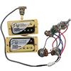 IHNXIOFEI Pickup per chitarra elettrica Pickup di chitarra Alnico Classic Vintage e Pro Bucker Humbucker Pickups Guitar elettrico con cablaggio Pro Pickup chitarra elettrica(Zebra YE)