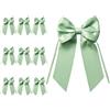 MORSUNBELA Fiocco Decorativo per Matrimonio, Fiocco, Grande Ghirlanda per Regalo, Compleanno, Natale, Corona dell'Avvento, Albero di Natale, Verde