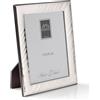 ARTÉ 13x18 Cornice per Foto, Made in Italy, Elegante placcata in Argento, Silver Plated antiossidante, Bellissima Cornice in Silver Plated con Retro in Legno Mogano 123Z/13x18