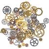 FOCCTS 100 Grammi Steampunk Orologio Ingranaggi Ingranaggi Ciondolo in Metallo per Gioielli Fai da Te Artigianato bigiotteria