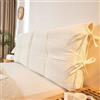 YWQJL Schienale Letto Imbottito Cuscino Schienale Letto da Appendere Cuscino Testata Letto Singolo/Matrimoniale Cuscino per Schienale(#1,180x60x10cm)