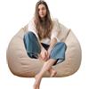 Generic Solo fodera per pouf, comodo pouf senza imbottitura, pouf, senza fodera lavabile, pouf imbottito, senza imbottitura
