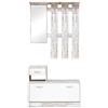 13Casa Indomita, Mobile Ingresso Rudolf Bianco Consumato, Misure: L 100 x H 180 x P 25 cm,