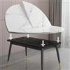 SEIFE Grande piano allungabile per tavolo rotondo pieghevole, piano del tavolo rotondo pieghevole, salvaspazio, per catering, banchetti, feste, senza gambe, per 10-20 persone, diametro 47-86(180cm/70.8in)
