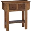 vidaXL Consolle in Legno Recupero 80x35x80 cm Tavolino Tavola Cucina Salotto