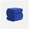 Alice's Garden Pouf in Bouclé Blu - 43x47x45 cm