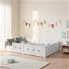ZHDOKA Letto a pavimento di ispirazione Montessori 140x200cm, letti in legno con barriera di sicurezza e rete a doghe, letti singoli per ragazzi e ragazze