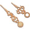 OATIPHO Set Lancette di Legno per Orologio a cucù, Kit di Riparazione Fai da Te Lancette Ore e Minuti, Accessori per Orologio da Parete, Componenti per Orologi, per Casa e Ufficio
