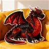 LCMAIT Cuscino Personalizzato a Forma di Drago Occidentale Cuscino Personalizzato con Nome Regali Commemorativi per Feste di Compleanno e Natale per Bambini e Bambine(Drago Occidentale)