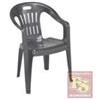 ipae progarden Ipae-Progarden Piona impilabile Bassa della Poltrona, Antracite, 56 x 5 x 78 cm