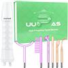 UUPAS Bacchetta Alta Frequenza Viso Professionale - UUPAS Macchina ad Alta Frequenza con 6 Diversi Tubi (Neon e Argon)