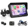 CARPURIDE W502TPRO Moto CarPlay 5" Android Auto TPMS Bluetooth