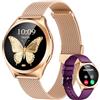 NONGAMX Smartwatch Donna con Effettua Orologio Chiamate: 1.27" Smart watch con Bluetooth 5.2 Contapassi Sonno 100+ Modalità Sportivo Fitness Tracker IP68 Impermeabile Contapassi Polso Compatibile Android iOS