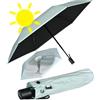iX-brella Mini ombrello solare con accensione automatica con protezione UV e calore, Mint-black - Protezione dai raggi UV e dal calore, 92 cm, Ombrello tascabile automatico