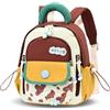 PROTAURI Zainetto Asilo Bambina 2-5 Anni 8L Gelato 3D, Rosso | cinturino pettorale impermeabile leggero traspirante ergonomico colori macaron