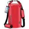 OSAH DRYPAK Dry Bag Borsa Impermeabile Mare 5L/10L/20L/30L/40L Sacca Impermeabile con Spallacci e Custodia Impermeabile per Telefono per Sport Acquatici, Kayak, Pesca, Campeggio