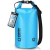 OSAH DRYPAK Dry Bag Borsa Impermeabile Mare 5L/10L/20L/30L/40L Sacca Impermeabile con Spallacci e Custodia Impermeabile per Telefono per Sport Acquatici, Kayak, Pesca, Campeggio