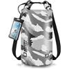 OSAH DRYPAK Dry Bag Borsa Impermeabile Mare 5L/10L/20L/30L/40L Sacca Impermeabile con Spallacci e Custodia Impermeabile per Telefono per Sport Acquatici, Kayak, Pesca, Campeggio