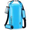 OSAH DRYPAK Dry Bag Borsa Impermeabile Mare 5L/10L/20L/30L/40L Sacca Impermeabile con Spallacci e Custodia Impermeabile per Telefono per Sport Acquatici, Kayak, Pesca, Campeggio
