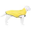 Mile High Life | Cappotto Cane Antipioggia | Impermeabile e Regolabile | Leggero e Catarifrangente | Facile da Indossare (Giallo, S)