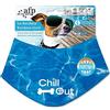 ALL FOR PAWS - Bandana refrigerante per cani, bandana a raffreddamento istantaneo per animali, sciarpa traspirante per cani e gatti, collare refrigerante per l'estate, S, colore: blu