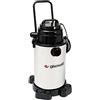 Gisowatt Aspiratore Professionale Industrial 30 Wet&Dry, Aspiratutto Aspirapolvere e Liquidi con Carrello Porta Accessori e Funzionalità Soffiatore, 1100 W, ø 45 mm, 30 Litri, Acciaio Inox