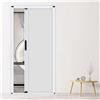 Nevthar Porte oscuranti a fisarmonica per porta,Porta a soffietto for interni,Cancello pieghevole senza trapano,con Telaio in Lega Alluminio,Per Bagno Doccia Armadio Cucina Dispensa,cucina e