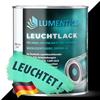 LUMENTICS Vernice retroilluminante verde blu 250 ml - colore si illumina al buio - vernice luminosa a base acrilica - fosforescente - Made in Germany