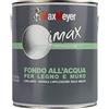 MAXMEYER Fondo all'acqua per interni ed esterni Legno e Muro BIANCO 0,5 L