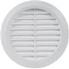 Vent Systems 100 mm bianco copertura di ventilazione - prese d'aria rotonde - copertura griglia - protezione insetti integrata - prese d'aria HVAC per bagno, ufficio, cucina