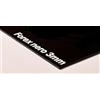 Generico Pannello Forex PVC 3 mm - Bianco e Nero - Taglio 0 - Vari Formati per Quadri, Decorazioni, Cartellonistica e Progetti Creativi (Nero opaco, cm 70x100)