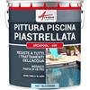 ARCANE INDUSTRIES Vernice per bordo piscina, per piastrelle della piscina - ARCAPOOL - 440-5 kg (fino a 15m² per 2 strati) Azzurro