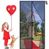WEIZON Zanzariera Magnetica per Porte 100 x 270 cm Zanzariera Magnetica a Chiusura Automatica, Tenda di Protezione dagli Insetti Facile Da Installare per Porta del Balcone del Soggiorno - Nero A
