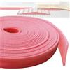 Hengrongshen Strisce isolanti per bordi, 50 mm x 5 mm x 10 m, autoadesive, isolanti per massa di compensazione, per impermeabilizzazione tra piastre di riscaldamento a pavimento e pareti（rosa）