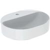 Geberit VariForm Lavabo à poser elliptique, 500x400mm, avec trou pour robinet, sans trop-plein, 500.776.00.2, 500.776.00.2, Colorazione: bianco