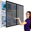 TIANTMIN Zanzariera Magnetica per Finestre Piccole 105 x 156 cm Zanzariera Regolabile Fai-Da-Te Installare Senza Fori per Camera da Letto Balcone, Nero