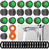 YICH Aeratore Rubinetto Rompigetto per Rubinetti 20 Pezzi Rompigetto Aeratore Rubinetto M20 Filtro Rubinetto per cucina e bagno