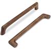 SYZOW 6 Pezzi Maniglie in legno da 192mm Maniglie per Mobili da Cucina (Noce Nera)