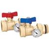 Caleffi 391177 S1 Coppia valvole di intercettazione a sfera 1 1/4 x 1 1/4