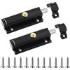 Chie no fukuro 2Pcs Chiavistello a Molla in Acciaio Inossidabile con Pulsante Automatico a Molla e Bullone Scorrevole e Viti Chiavistello Porta per Porte Armadi Finestre Cancelli
