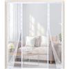 YSJYYHP Zanzariera Magnetica per Porte 200x265cm,Tenda Zanzariera Porta Finestra Magnetica,Doppia Apertura Laterale,si Chiude da Sola, Tenda Anti Mosche per Balcone,Terrazzo,Bianco