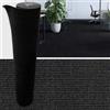 I K H E Malarka Tappeto autoadesivo, 6 m² - 120 × 500 cm, spessore 5 mm, inodore, veloce da posare, per soggiorno, ufficio, cameretta (nero - SXP-TWDT-005, 6 m²)