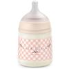 Suavinex, Biberon Anti Colica 150 ml con tettarella simmetrica SX Pro in Silicone, flusso lento (S) per latte materno e artificiale o acqua, bambini +0 mesi e neonati, Wild&Free Rose