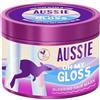 Aussie Oh My Gloss Maschera Per Capelli Illuminante 500ml. Idrata E Nutre Profondamente I Capelli Secchi E Opachi. Ripristina La Tua Lucentezza Naturale