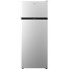 CANDY Frigorifero Doppia Porta a libera installazione, 206 Litri, 39 dB, Inox, Classe E, AxLxP 143x54,5x54,6 cm Compatto, Grigio - CNDQ2S514EX