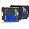 Orei Extender HDMI via Ethernet su cavo Cat6/Cat7 fino a 1080p, Full HD, opzione loop out locale, con controllo IR EDID POC funzione trasmettitore e ricevitore (EX-165C)