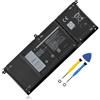 K KYUER 53Wh H5CKD Batteria per Dell Inspiron 5300 5301 5401 5402 5408 5409 5501 5502 5508 5509 5400 5406 7405 7300 7306 7500 7506 2-in-1 Silver Latitude 14 3410 15 3510 3120 3140 9077G 7T8CD TXD03