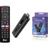 Tvszizx Android TV Stick 4K 2G+16GB H313 Quad-Core 64bit WiFi5 Dual 2.4G/5G WiFi HDR10+ HD Smart TV Stick Box (H 2+16 APP)
