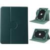 Dteck Custodia universale ultra sottile per tablet (7,0/7,9/8,0/8,3/8,4/8,7 pollici) con supporto girevole, custodia sottile in pelle PU con cinghie elastiche agli angoli, custodia protettiva leggera